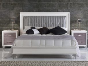 Marostica кровать 180х200 3009 white/silver